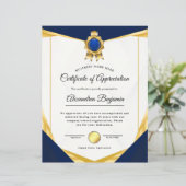 Achievement Appreciate Certificate (スタンド正面)