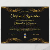 Achievement Appreciate Certificate (正面)