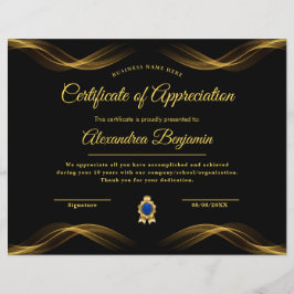 Achievement Appreciate Certificate