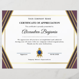 Achievement Appreciate Certificate