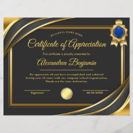 Achievement Appreciate Certificate