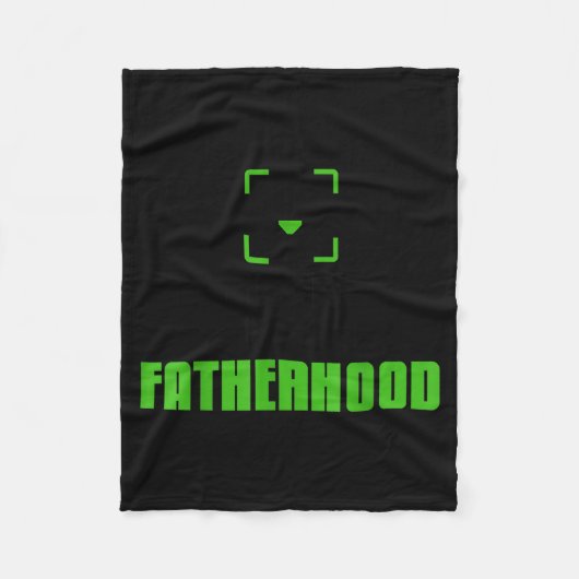 Achievement Unlocked Fatherhood Gamer Video Games フリースブランケット (正面)