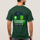 “Achievement Unlocked – Gamer Trophy T-Shirt” Tシャツ (裏面)