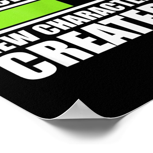 Achievement Unlocked New Character D Funny Pregnan ポスター (角)