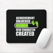 Achievement Unlocked New Character D Funny Pregnan マウスパッド (マウス)