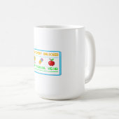 Achievement Unlocked: New School Year | Retro Game コーヒーマグカップ (正面右)