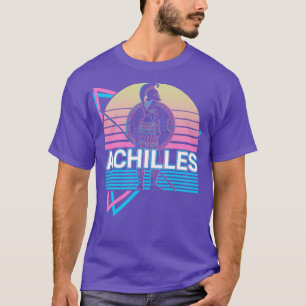 Achilles Greek Warrior Ancient Greek Mythology Ret Tシャツ