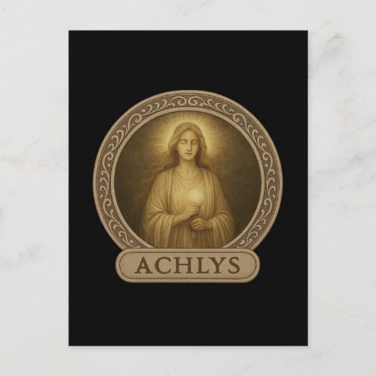 Achlys Shadow Work Goddess Postcard ポストカード (正面)