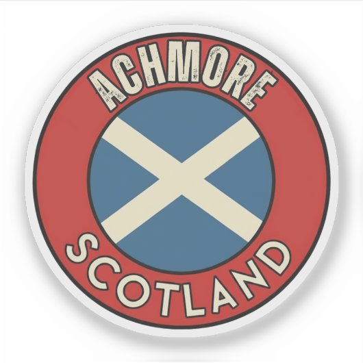 Achmore, Scotland シール (正面)