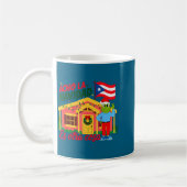 Acho La Navidad Es Otra Cosa Boricua Christmas Vib コーヒーマグカップ (左)
