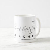 Achrafペプチド名mug コーヒーマグカップ (正面右)