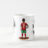 Achraf Hakimi Morocco National Team Mug, Football  コーヒーマグカップ (中央)