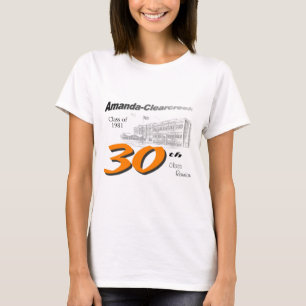 ACHS第30の同窓会のロゴ Tシャツ