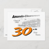 ACHS 30クラス懇親会ロゴ ポストカード (正面/裏面)