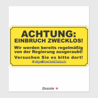 ACHTUNG:エインブルック・ズヴィックロ! シール