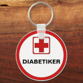 Achtung – DIABETIKER キーホルダー (正面)