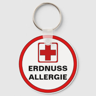 Achtung - ERDNUSS Allergie キーホルダー