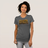 ACHTUNG ICH JODELEドイツヨーデル危険標識 Tシャツ (正面フル)
