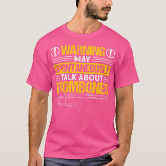 Achtung Ich Spreche Spontan About Trombone Orchest Tシャツ