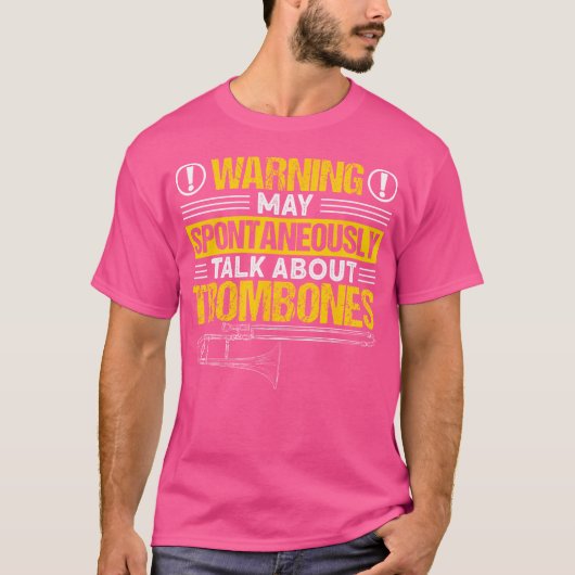 Achtung Ich Spreche Spontan About Trombone Orchest Tシャツ (正面)