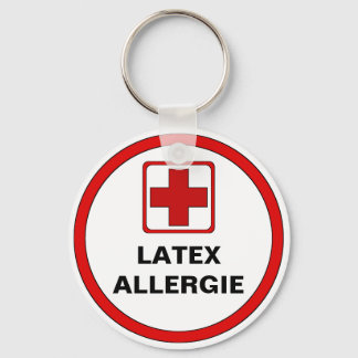 Achtung - Latex Allergie キーホルダー