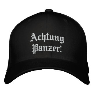 Achtung Panzer! Cap/Hat 刺繍入りキャップ