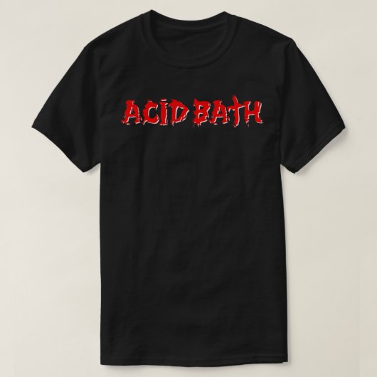 Acid Bath Band Logo Classic T-Shirt    Tシャツ (デザイン正面)