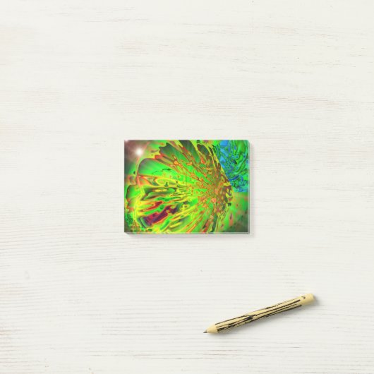 Acid Splash Post-it Note ポストイット (デスク上)