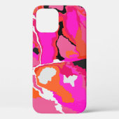 Acid Vivid Digital Psychedelic Bright Background.  Case-Mate iPhoneケース (裏面)