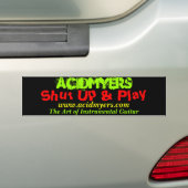 ACIDMYERSは、締め、bumberのステッカーを遊びます バンパーステッカー (車上)