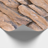 acientレンガの壁。レンガグランジの壁の背景B ラッピングペーパー (角)