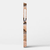 acientレンガの壁。レンガグランジの壁の背景B Case-Mate iPhoneケース (裏面 / 左)