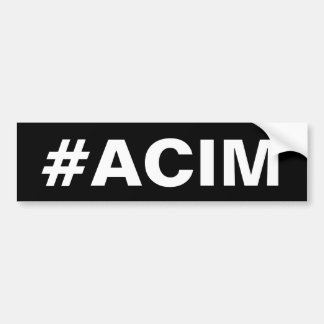 #ACIMのバンパーステッカー バンパーステッカー