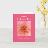 ACIMのバースデー・カード-奇跡のコース カード (黄色い花)