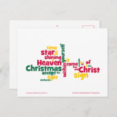 ACIMクリスマススター シーズンポストカード (正面/裏面)