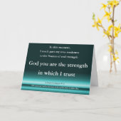 ACIM誕生日カード神は私の強みである カード (黄色い花)