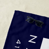 ACKナンタケットアイランド航海のビーチタオル ビーチタオル (インサイチュ)