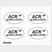 ACK楕円 楕円形シール (シート)