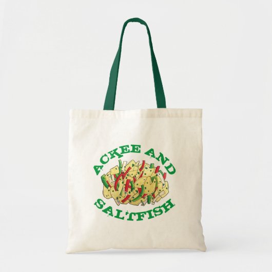 Ackee and Saltfish Codジャマイカカリブの食品 トートバッグ (正面)