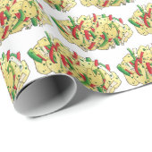 Ackee and Saltfish Codジャマイカカリブの食品 ラッピングペーパー (ロールコーナー)