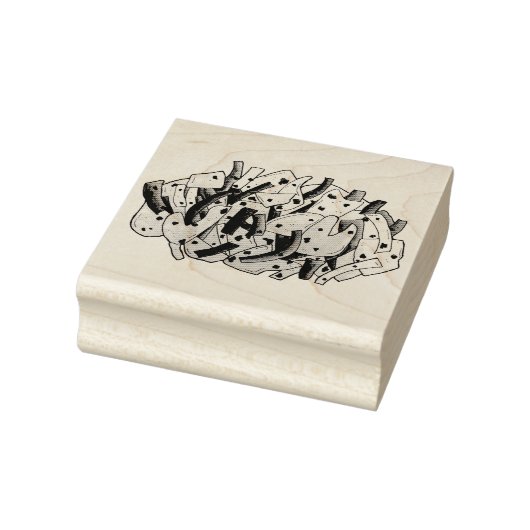 Ackee and Saltfish Codジャマイカカリブの食品 ラバースタンプ (スタンプ)