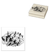 Ackee and Saltfish Codジャマイカカリブの食品 ラバースタンプ (押印)