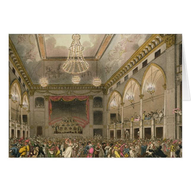 「Ackermannの縮図からのパンテオンの仮面舞踏会 (正面横)