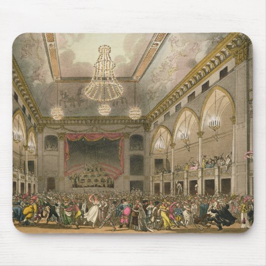 「Ackermannの縮図からのパンテオンの仮面舞踏会 マウスパッド (正面)