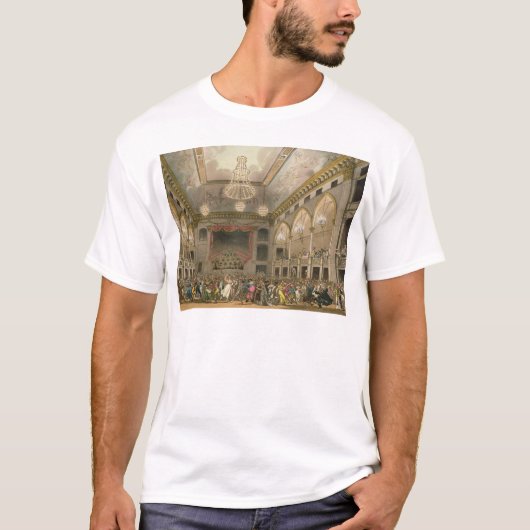 「Ackermannの縮図からのパンテオンの仮面舞踏会 Tシャツ (正面)