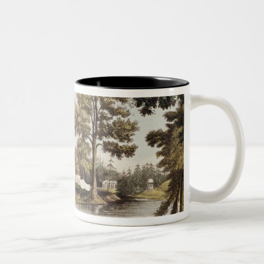 Ackermannの「芸術の貯蔵場所からの場所を、かき立てて下さい ツートーンマグカップ (右)