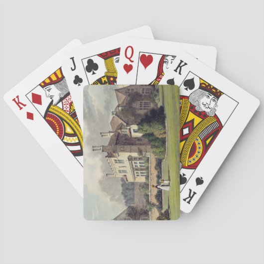 Ackermannの「芸術の貯蔵場所」からのEndsleigh、 トランプ (裏面)