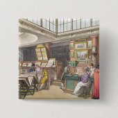 Ackermannの「芸術の貯蔵場所、Litからのインテリア 缶バッジ (正面)