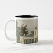 Ackermannの「Aの貯蔵場所からのウィンブルドンの家、 ツートーンマグカップ (左)