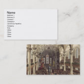 「AckermannのMicrocからの分野のSt Martins、 名刺 (正面/裏面)